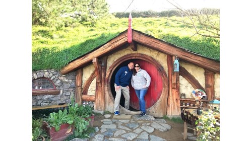 Visiting Hobbiton, New Zealand in 2018