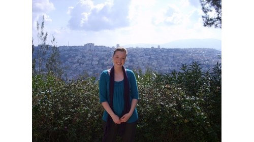 Myself in the city of Nazareth, Israel 