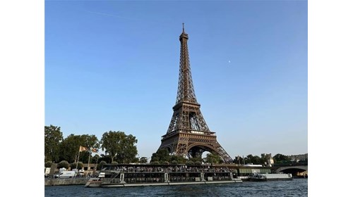 Eiffel Tower from The Seine July, 2023