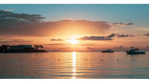 Sunset over Bloody Bay Negril, Jamaica