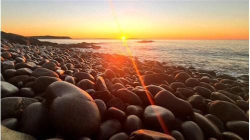 Sunrise at Boulder Beach, Acadia NP, Maine