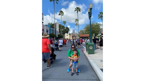 My son & I at WDW