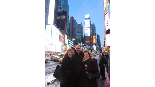 Kohler HS Teachers in Times Square, New York