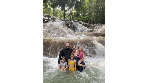 Dunn’s River Falls in Jamaica!