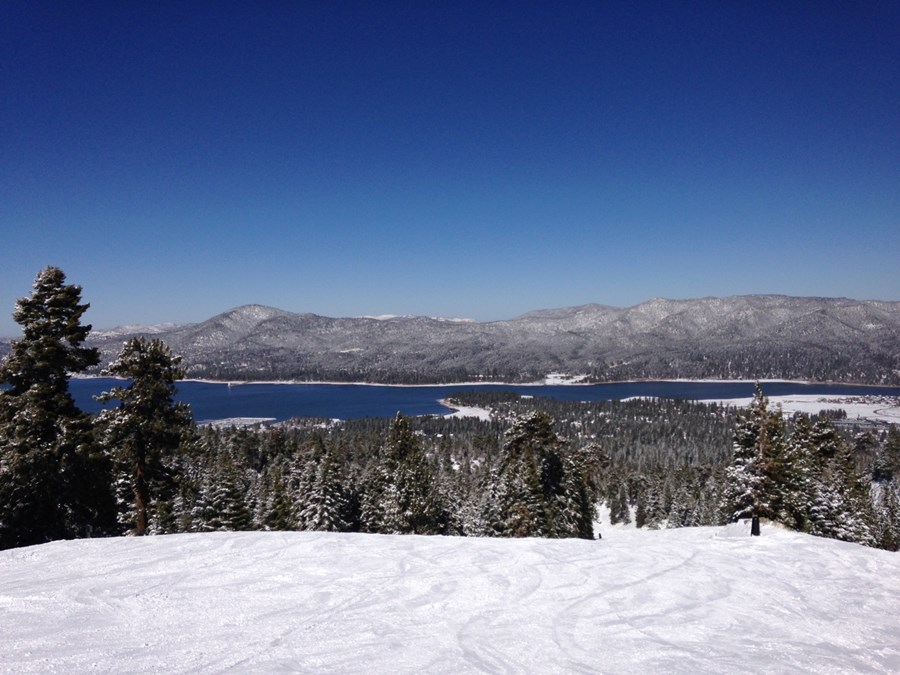 View from the mountains at Big Bear