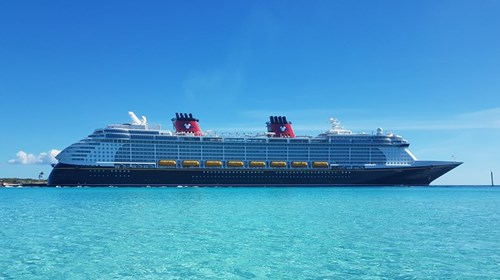 The Disney Fantasy on Castaway Cay