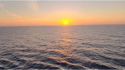 Sunsets are always beautiful on a Cruise!