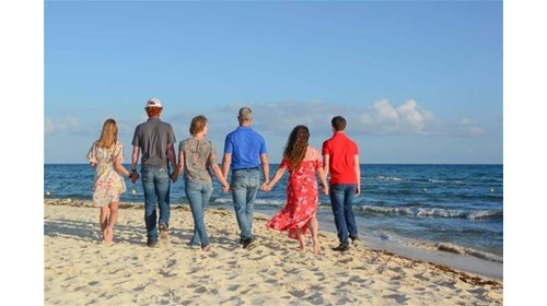 4 of my kids, my husband and I