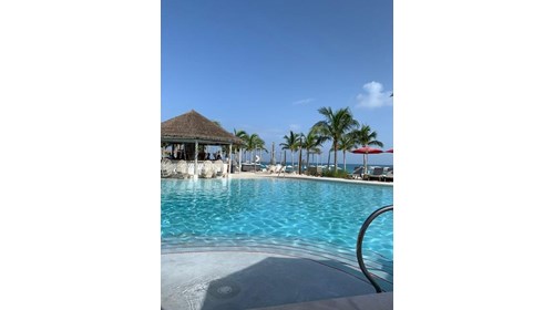 Pool at Bimini Beach Bahamas 