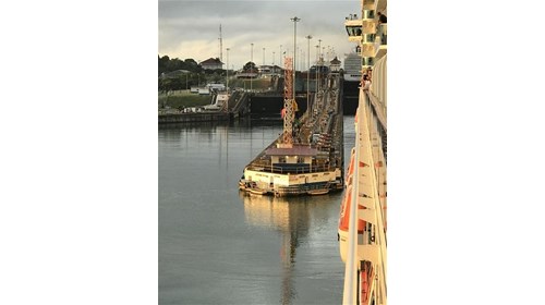 Cruising through the Panama Canal