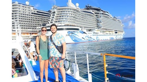 Joining our snorkeling excursion in Cozumel