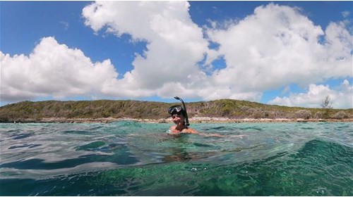 Snorkeling in Exuma, Bahamas