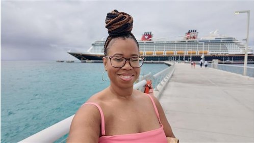Me at Lookout Cay with the Disney Fantasy