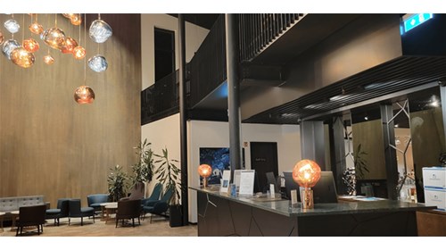 FossHotel Glacier Lagoon Lobby