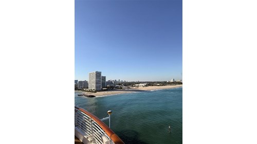 Sailing out of Port Everglades (Fort Lauderdale)
