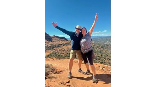 Hiking the red rock of Sedona