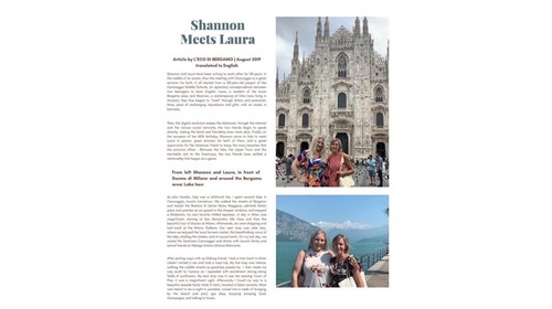 Shannon Meets Laura in Italy