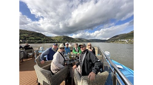 Cruising through the Rhine Gorge with Friends