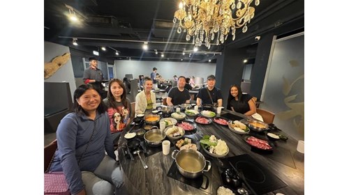 Sharing hot pot and local flavors in Taiwan