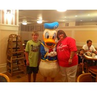 Showing a little Disney Side w/ my son.
