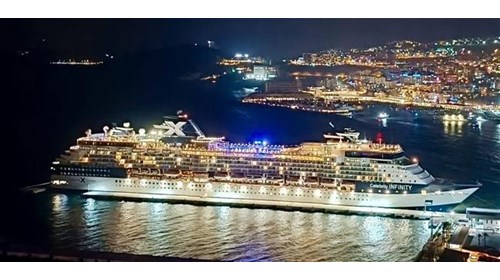 Infinity docked in Kusadasi
