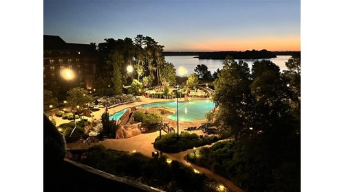 Disney's Cooper Creek Resort, Beautiful Sunrise!