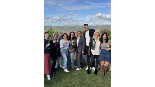 Group photo at Rossi Winery & Distillery