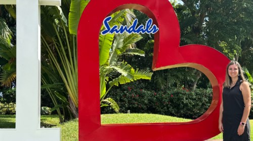 Siera Duiser at Sandals Resorts in Jamaica
