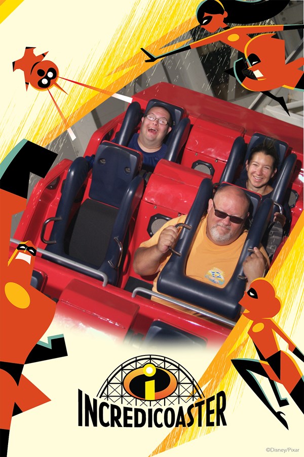 Our ride on the new IncrediCoaster