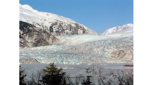 Mendenhall Glacier, View from my home in 1985
