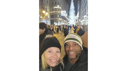 Christmas market in Budapest