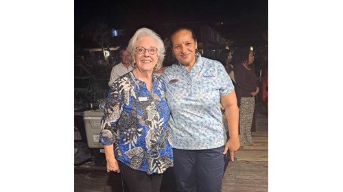 Me with General Manager, Ms. Carol Bourke