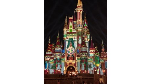 Disney World Castle - Christmas Time! 