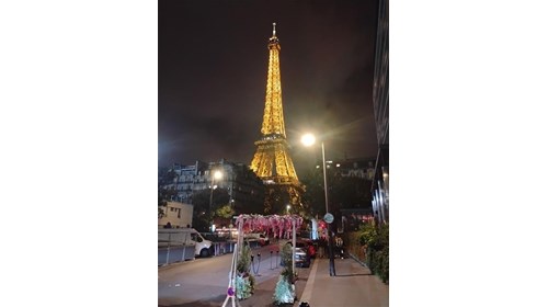 Outside the Front Door of the Pullman Tour Eiffel