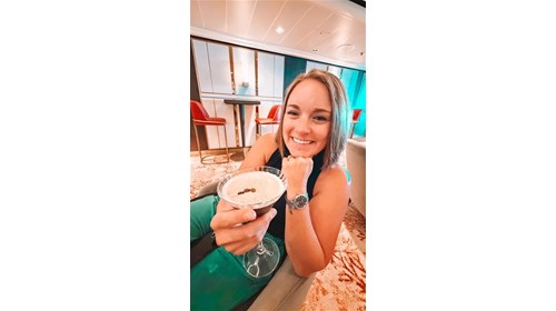 Virgin Espresso Martini from the Concierge Lounge