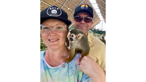 This cruise stop to see the monkeys was amazing!