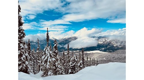 A picture of Blackcomb mountain in Whistler, BC
