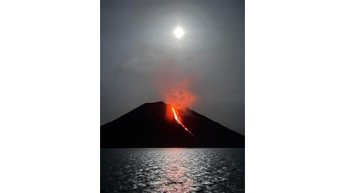 Stromboli Erupting-I'll never forget this moment!