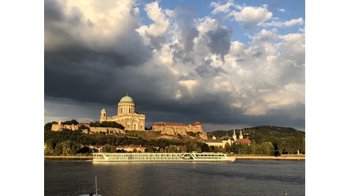 The Amadeus Silver sailing the Danube.