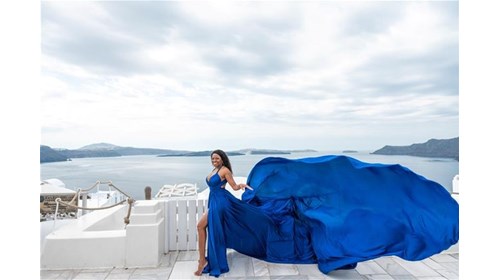 Flying Dress in Greece