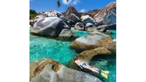 Snorkeling in The Baths, British Virgin Islands