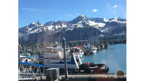 View from Ray's in Seward, Alaska