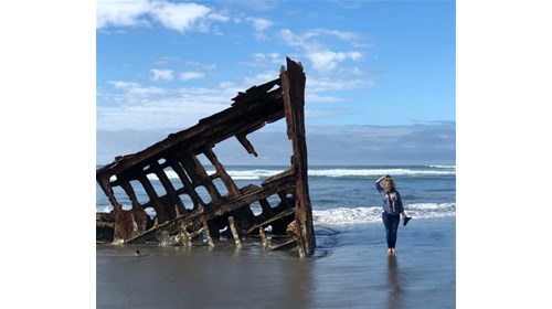 Wreckage of Peter Iredale