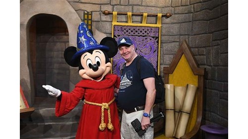 PIcture of Me and MIckey At Hollywood Studios