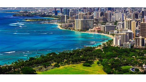 I love the view of Waikiki from Diamond Head