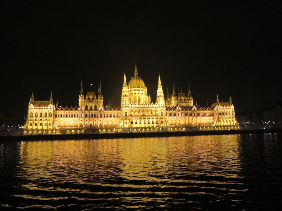 Enjoying the lights Of Budapest!
