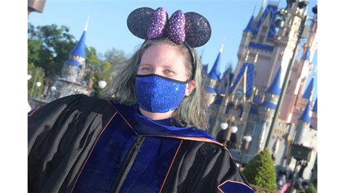 Celebrating my Ph.D. at Disney!