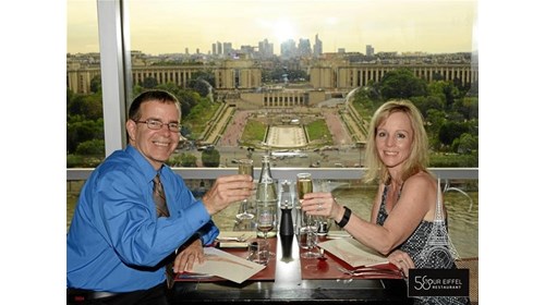 Anniversary Dinner at the Eiffel Tower