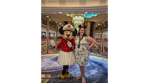 Just me with my idol - Captain Minnie! 