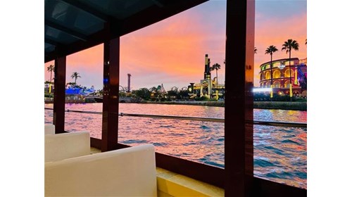 Remarkable sunset Over Universal Orlando Resort